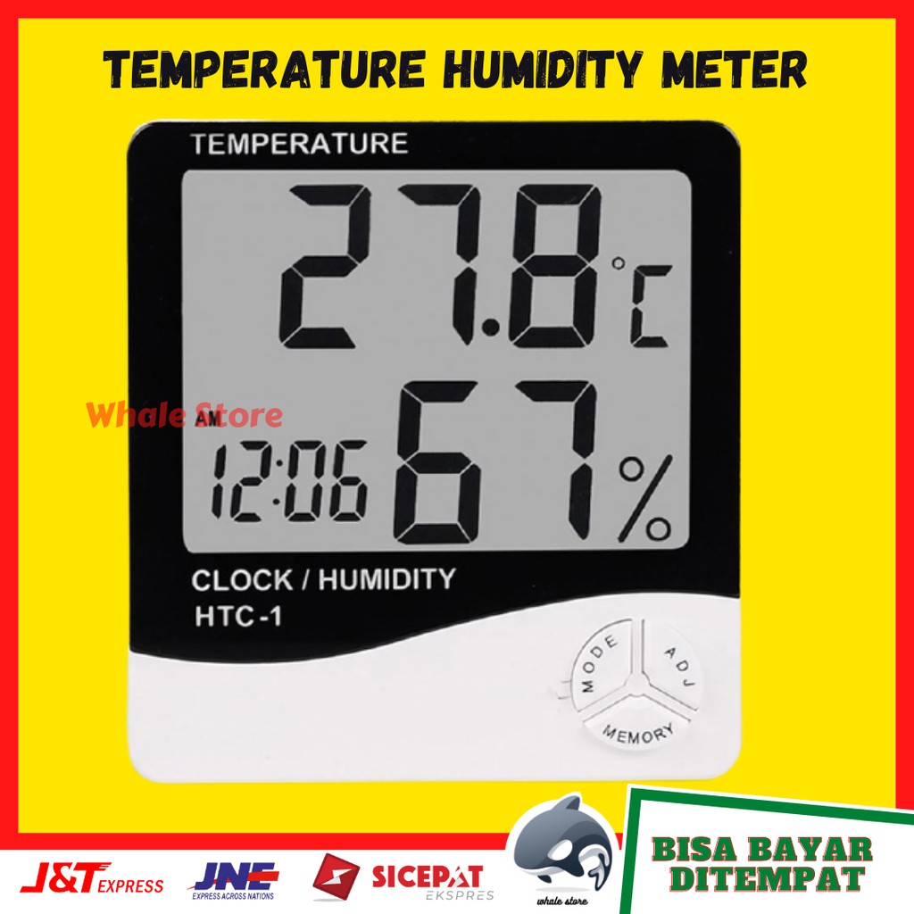 Jual Temperature Humidity Meter Alat Utk Mengukur Temperatur dan