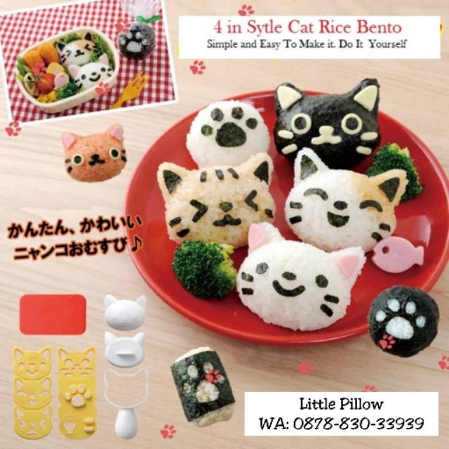 (CAT BENTO)Rice Mold Cat/Cetakan Bento Cat Kucing