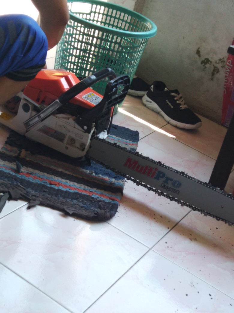 Multipro Cs-2058/2qy Mesin Gergaji Pohon Kayu 20 Inch Chainsaw Cs2058