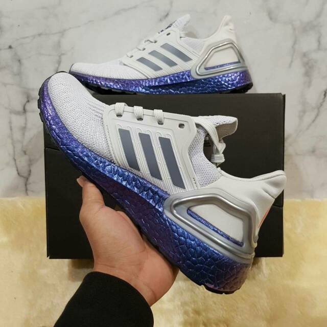 Adidas Ultraboost 20 Space ISS White Purple