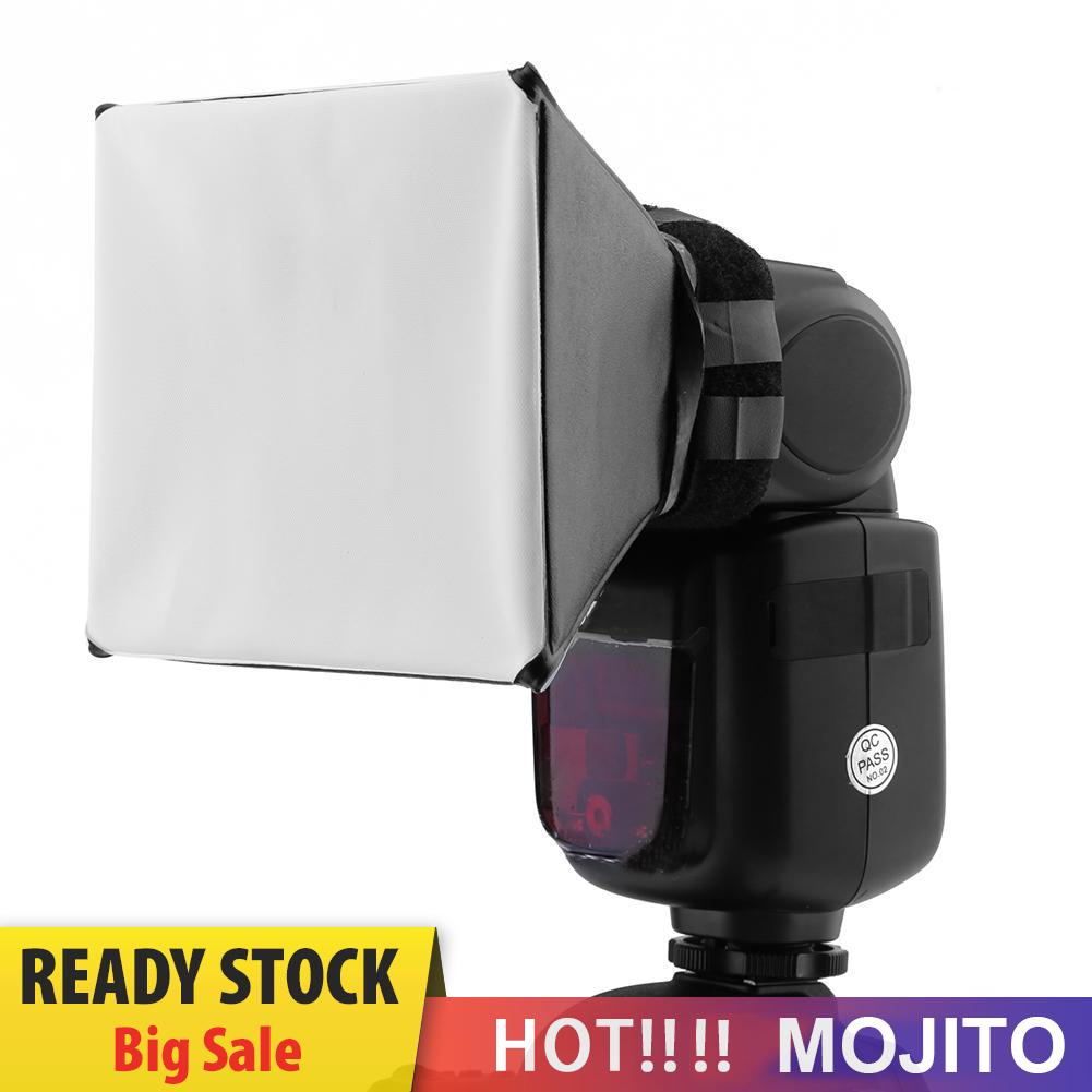 Mojito Softbox Diffuser Lampu Flash Universal 125x100mm Bisa Dilipat Untuk Kamera Dslr