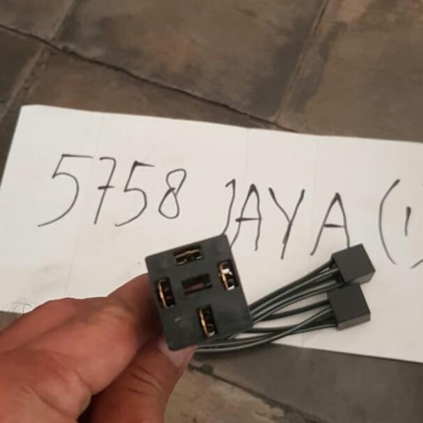 socket relay,rumah relay kaki 4 klakson lampu mobil motor