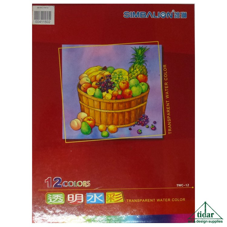

Cat Air / Simbalion Transparent Watercolour Set 12 x 12 ML Tubes