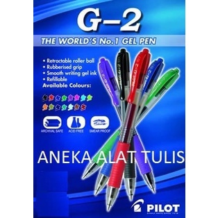 

Terlaris Pilot Pen G-2 / Pulpen Gel Pilot G-2 Warna Warni Limited