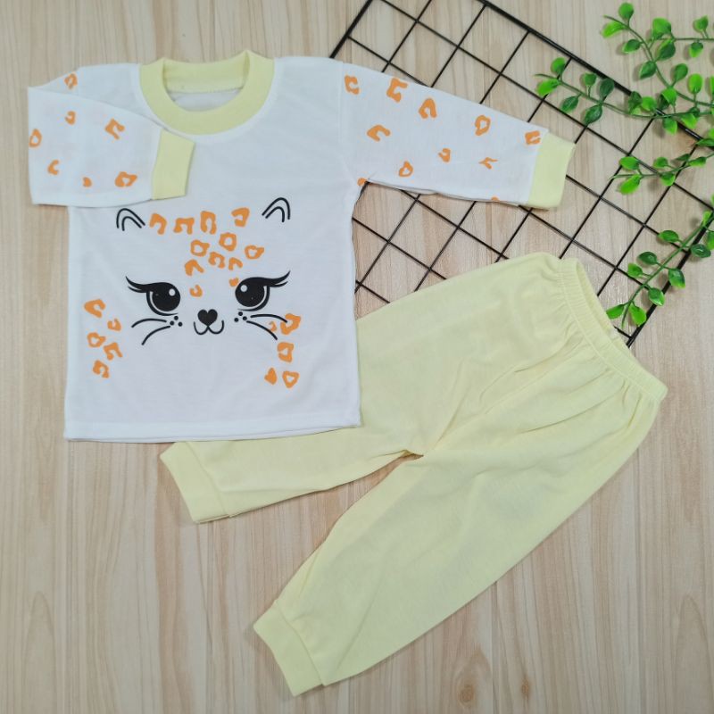 [Ss-8027] Piyama Bayi, Pakaian Bayi Newborn 0-6bulan, Baju Tidur Bayi