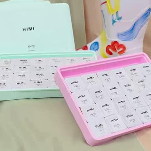 

Ready! Himi Miya Gouache 24 18 Clr (Free Palette) - Blue, 18 Clr Terpercaya