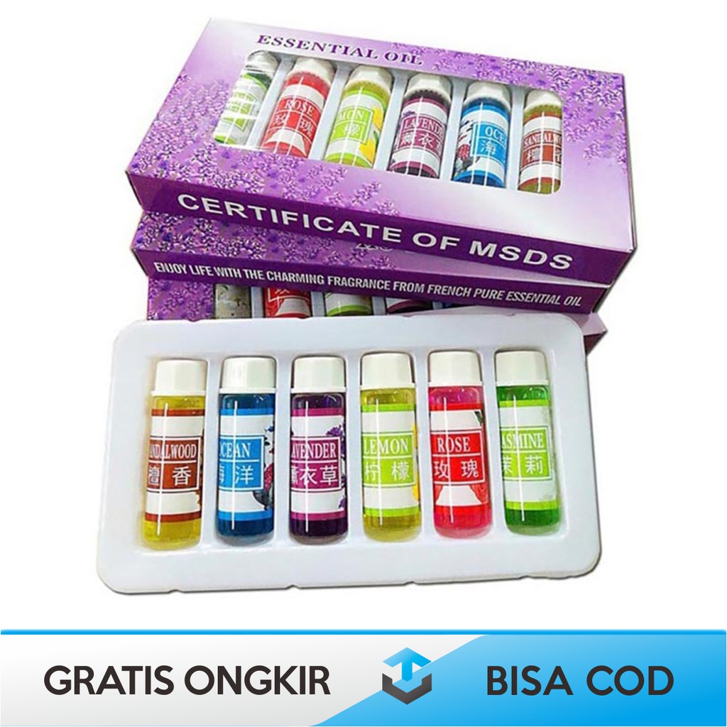 MINYAK ESSENTIAL OIL AROMATHERAPY DIFFUSER HUIDIFIER SET TAFFWARE 3544