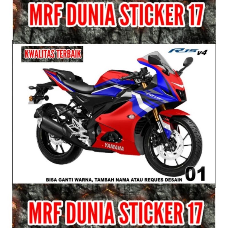 Sticker decal R15 V4 Full Body  Decal Motor R15 V4 Sticker Motor R15 V4 Decal Sticker Motor R15 V4 m