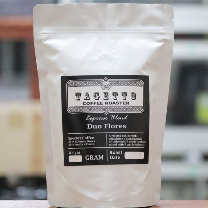 

KOPI ESPRESSO DUO FLORES 250GR | ARABIKA ROBUSTA BLEND - BIJI KOPI