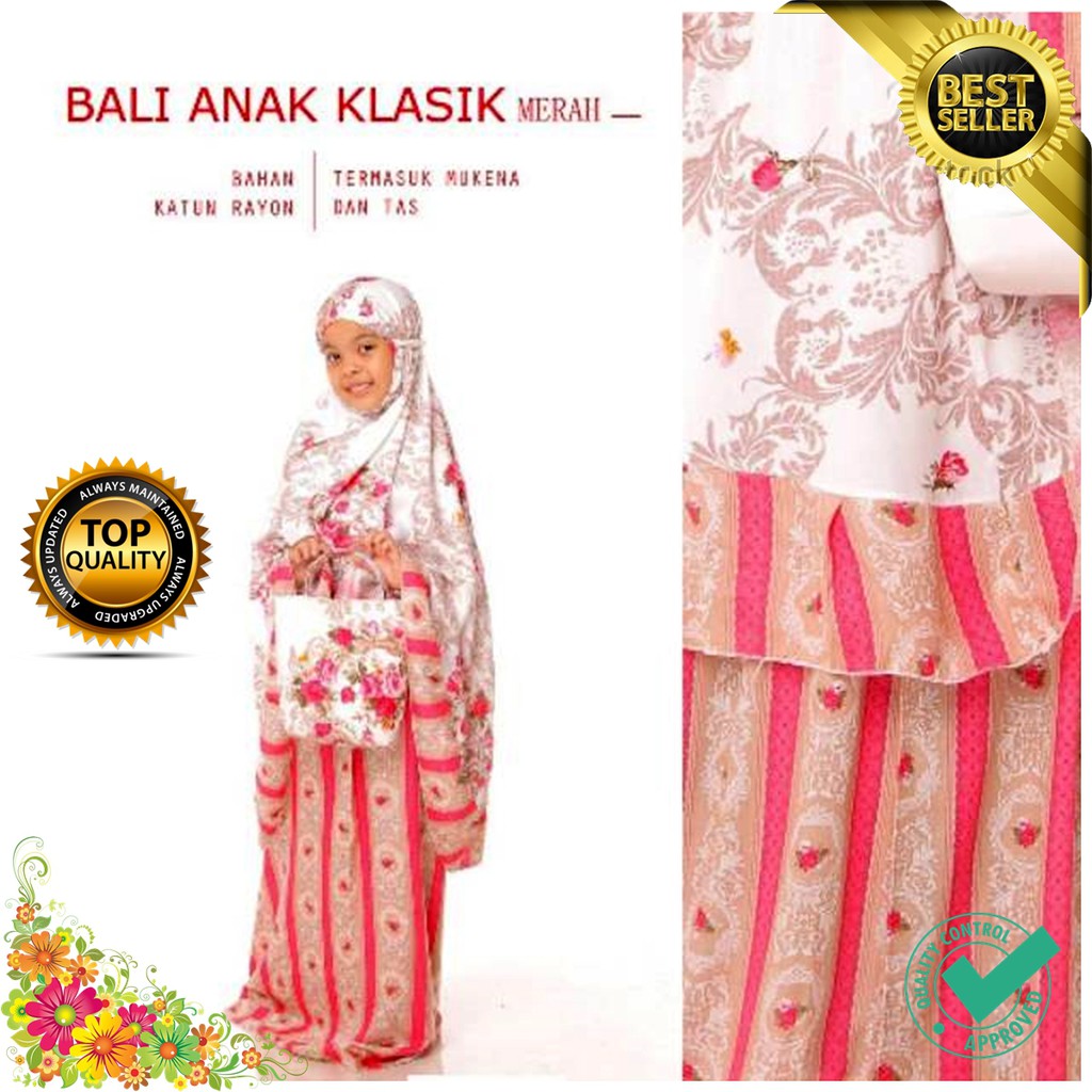 Mukena Anak Katun Bali