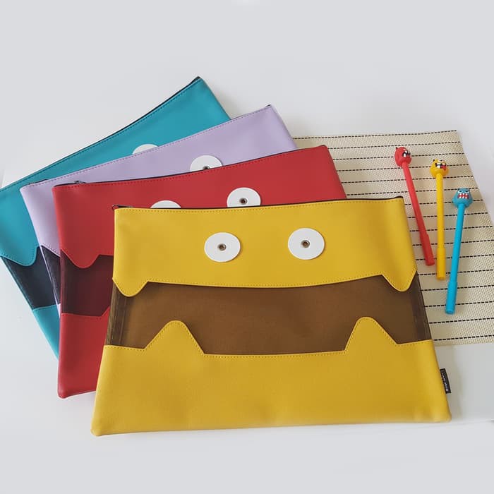 

Mikado Languo Monster Mouth A4 File Pouch LG-10854