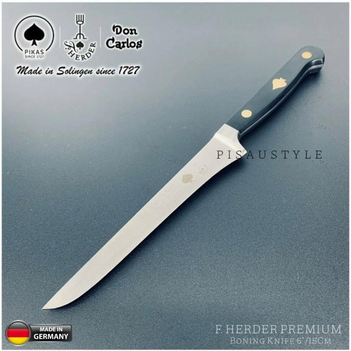 Pisau Cap Garpu Premium Asli Solingen Boning Knife Premium 6" / 15Cm
