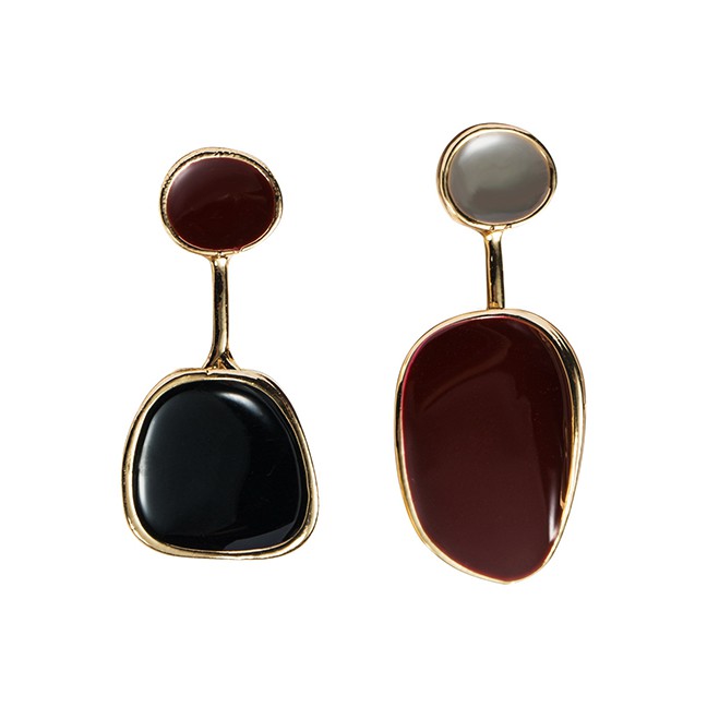 LRC Anting Tusuk Fashion Geometric Drop Earrings F6335X