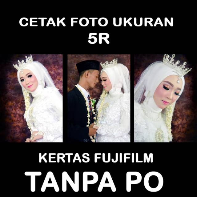Cetak 5R dan 6R kertas Fujifilm Asli