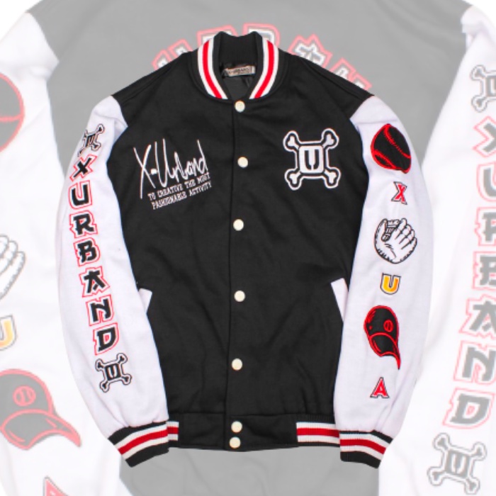 Jaket Varsity Baseball Sukajan Vintage Pria Wanita - Jaket Bassball Bisbol Besbol - Jacket Varcity V