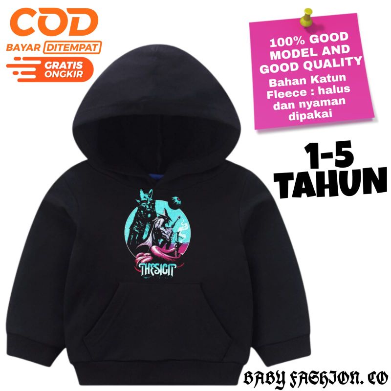 JACKET HOODIE ANAK THE SIGIT Band Indie - JACKET SWEATER Local Band Alternatif Music BABY KIDS - BAY