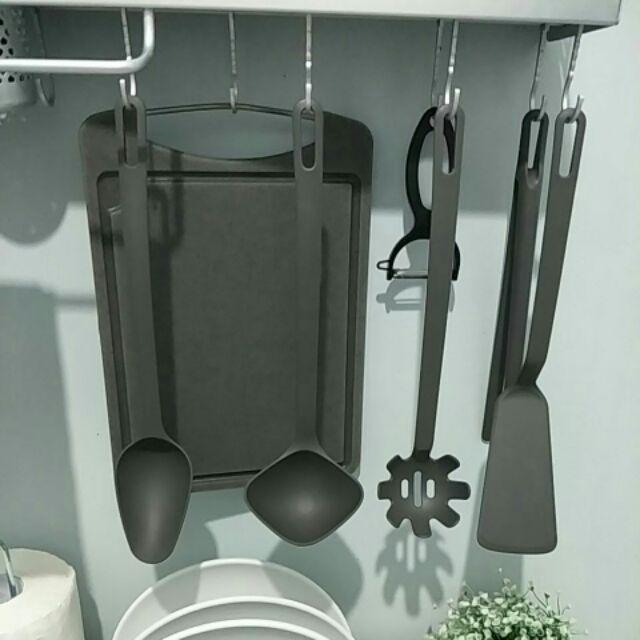 Set Isi 5, Peralatan Untuk Memasak Pasta, Spatula, Sendok Sup, Sendok, Capitan Fu475