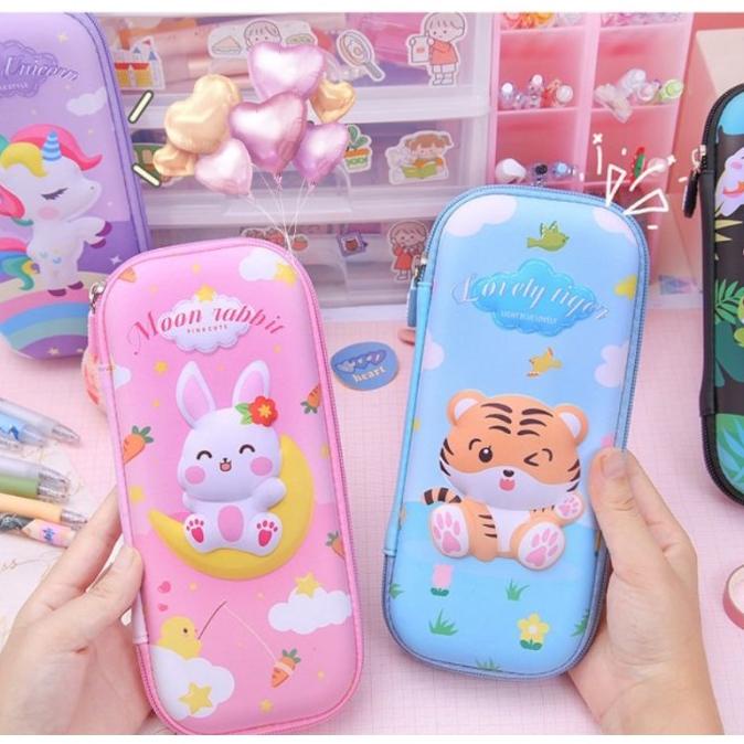 

(:(:(:(] pensil timbul 3d kotak kartun timbul tempat perempuan lakilaki pensil