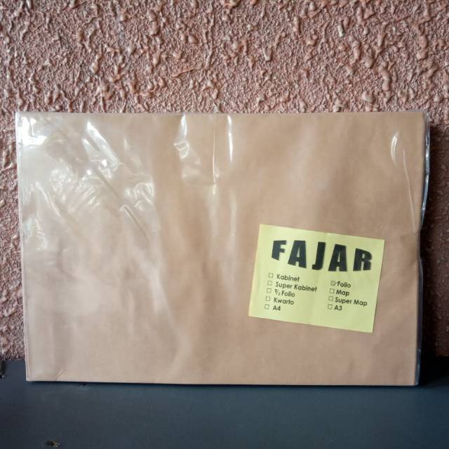 

Amplop Coklat Folio Polos