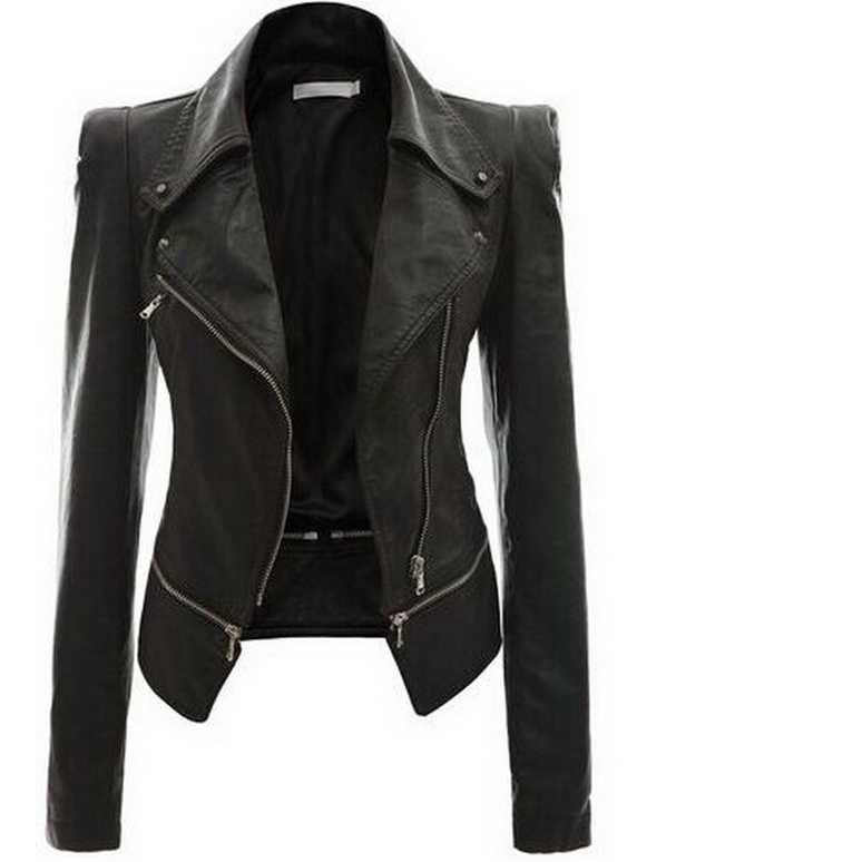 Jaket Kulit Wanita Artis Korea Unik Mewah Perempuan Sepeda Motor Kulit Jaket Dalam Musim Gugur Wdala