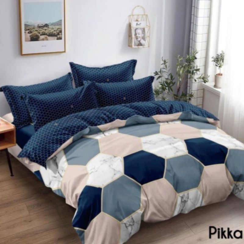 BEDCOVER SET QUEEN FLAT LADYROSE PIKKA 160x200x20 CM