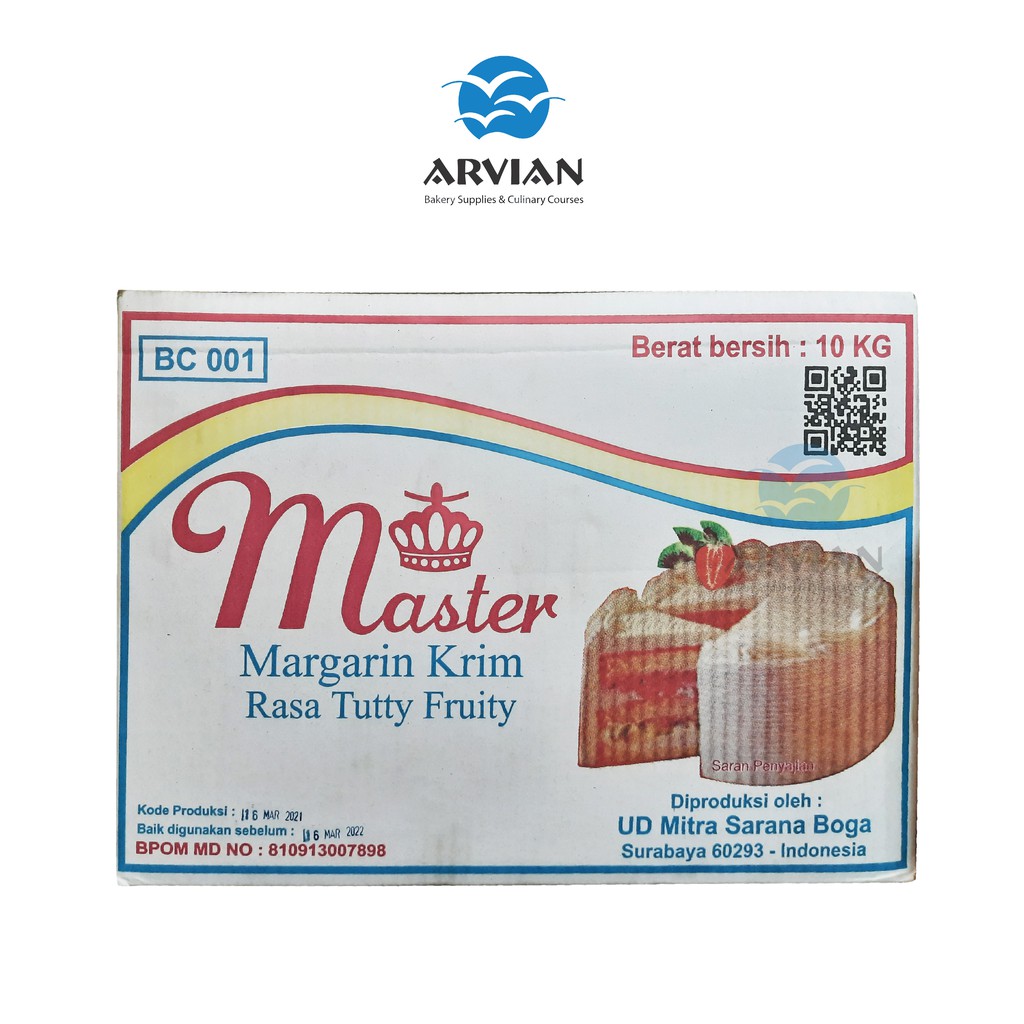 

Butter Cream Master 10 Kg [Instant Surabaya] - Arvian