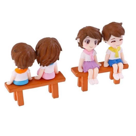 Miniature Lover Figures - Lovers Couple Figurines #20 (3pcs)