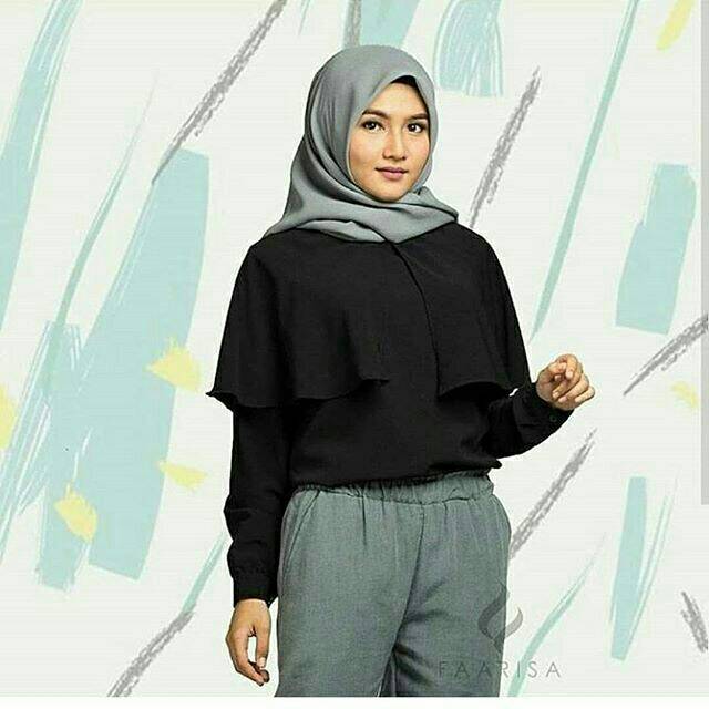 AINA TOP. ATASAN, TUNIK, Blouse wanita, atasan wanita, BLOUSE, Fashion muslim, baju wanita, fashion