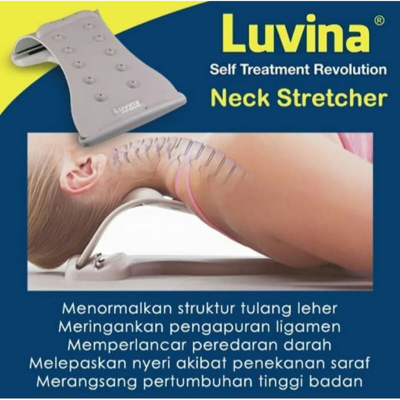 Luvina Nect Stretcher / Alat Terapi Nyeri Leher, Saraf Terjepit &amp; Vertigo