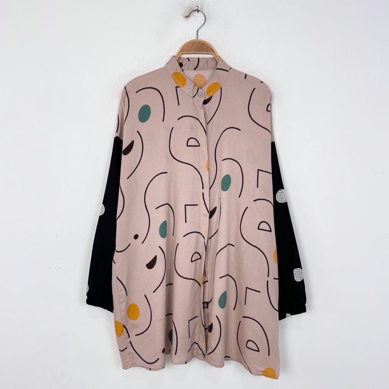 kemeja wanita  motif bahan rayon // kemeja-Foro 11