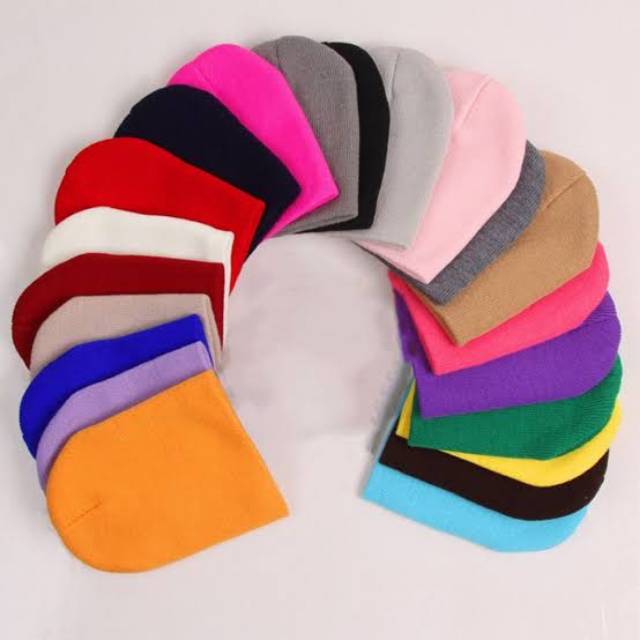 BEST SELLER topi kupluk bayi /dewasa bahan spandek pria / wanita