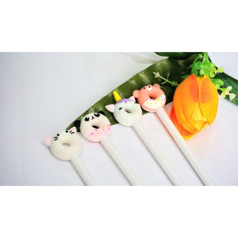 

COD PULPEN GEL DONAT UNICORN TERMURAH PEN PENA BOLPEN KARAKTER GEL