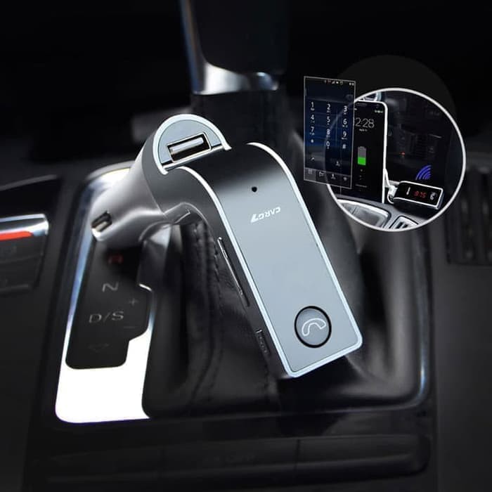 FM MODULATOR BLUETOOTH G7 CAR CHARGER WIRELESS Charger Mobil