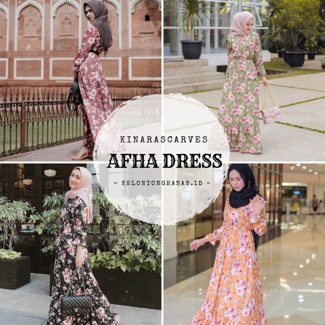Afha Dress by Kinara Scarves