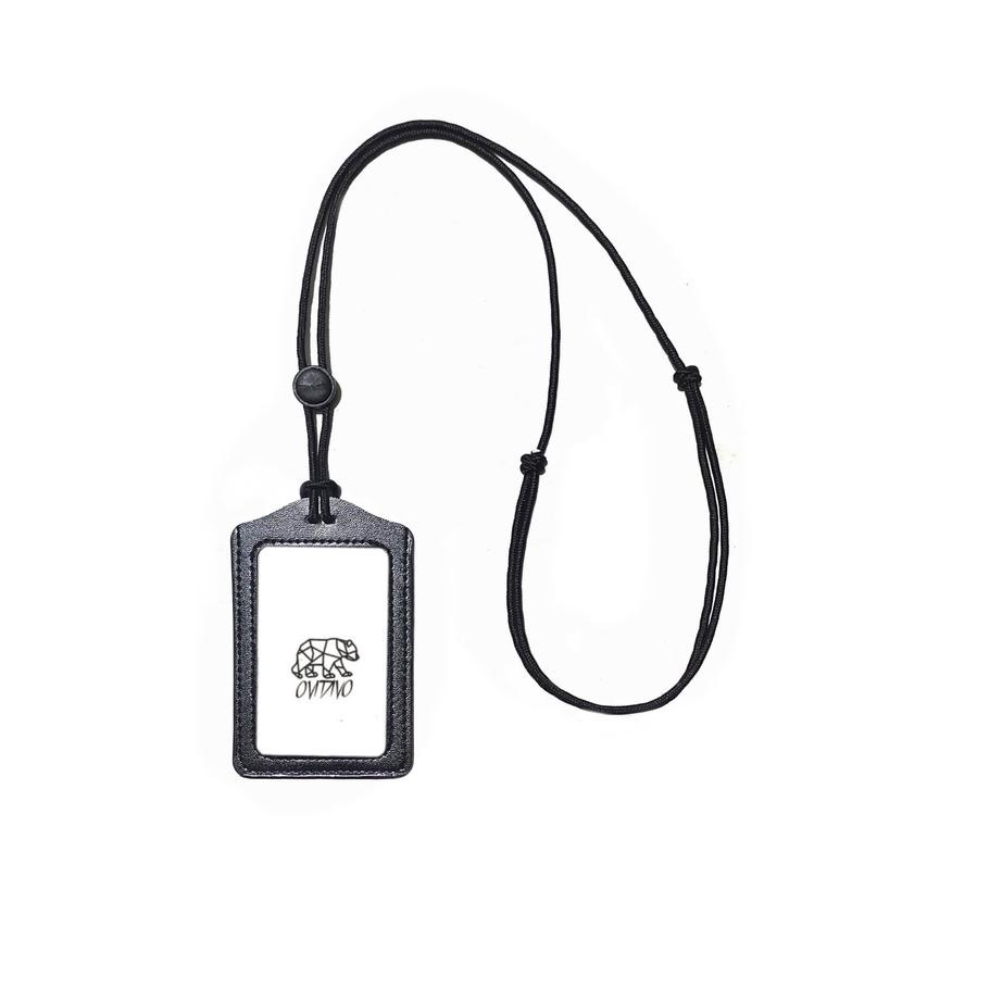 

Masih fresh--Basic Lanyard ID Card holder nametag kulit premium