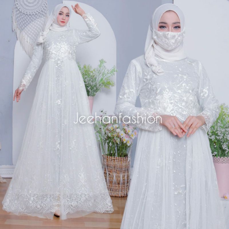 Baju Kebaya / Baju Kebaya Tulle Burkat / Baju Gamis Kebaya / Baju Alexa