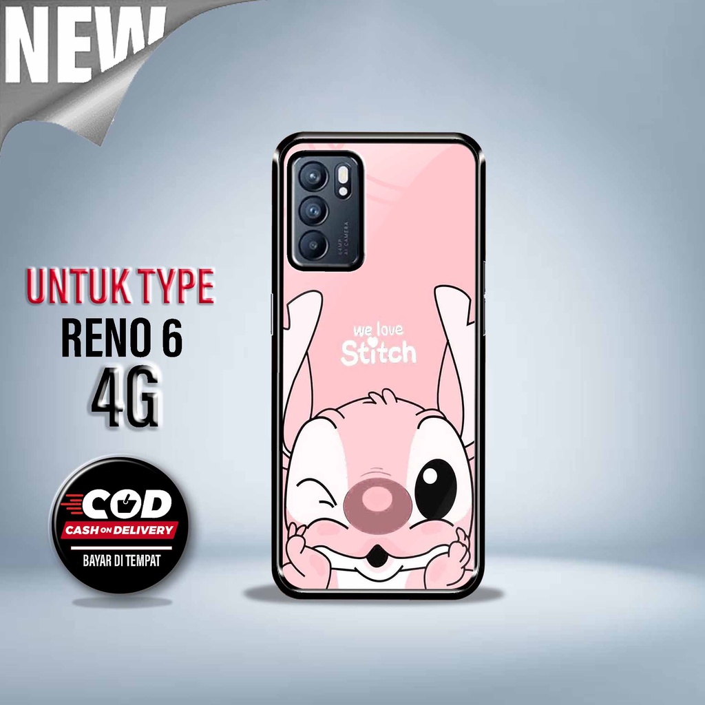 Sukses Case Glossy Oppo Reno 6 4G - Hardcase Terbaru Oppo Reno 6 4G - Case Fashion Oppo Reno 6 4G - 