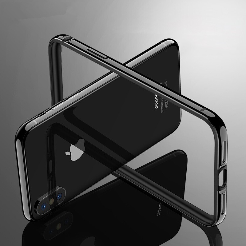 Case Bumper Bahan Aluminum Metal Untuk iPhone 11 Pro Max 7 8 plus X XS Max XR SE3 SE2