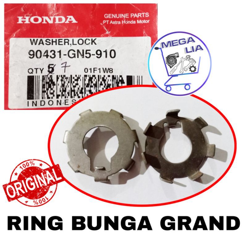 Ring Bunga Ring Washer Lock Grand 100% ORI HONDA 90431-GN5-910