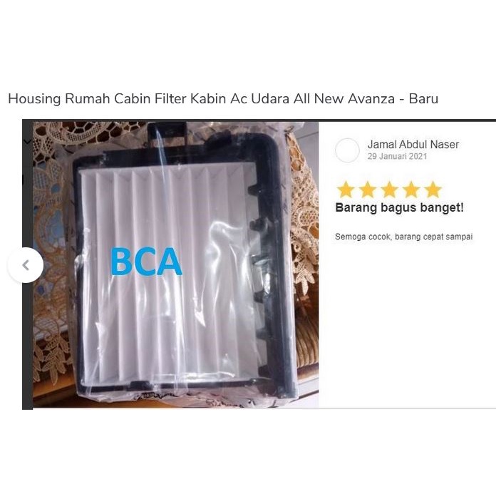 HOUSING CABIN FILTER RUMAH FILTER KABIN AC Mobil All New - Avanza Xenia Terios Grandmax ALL NEW GRAN MAX