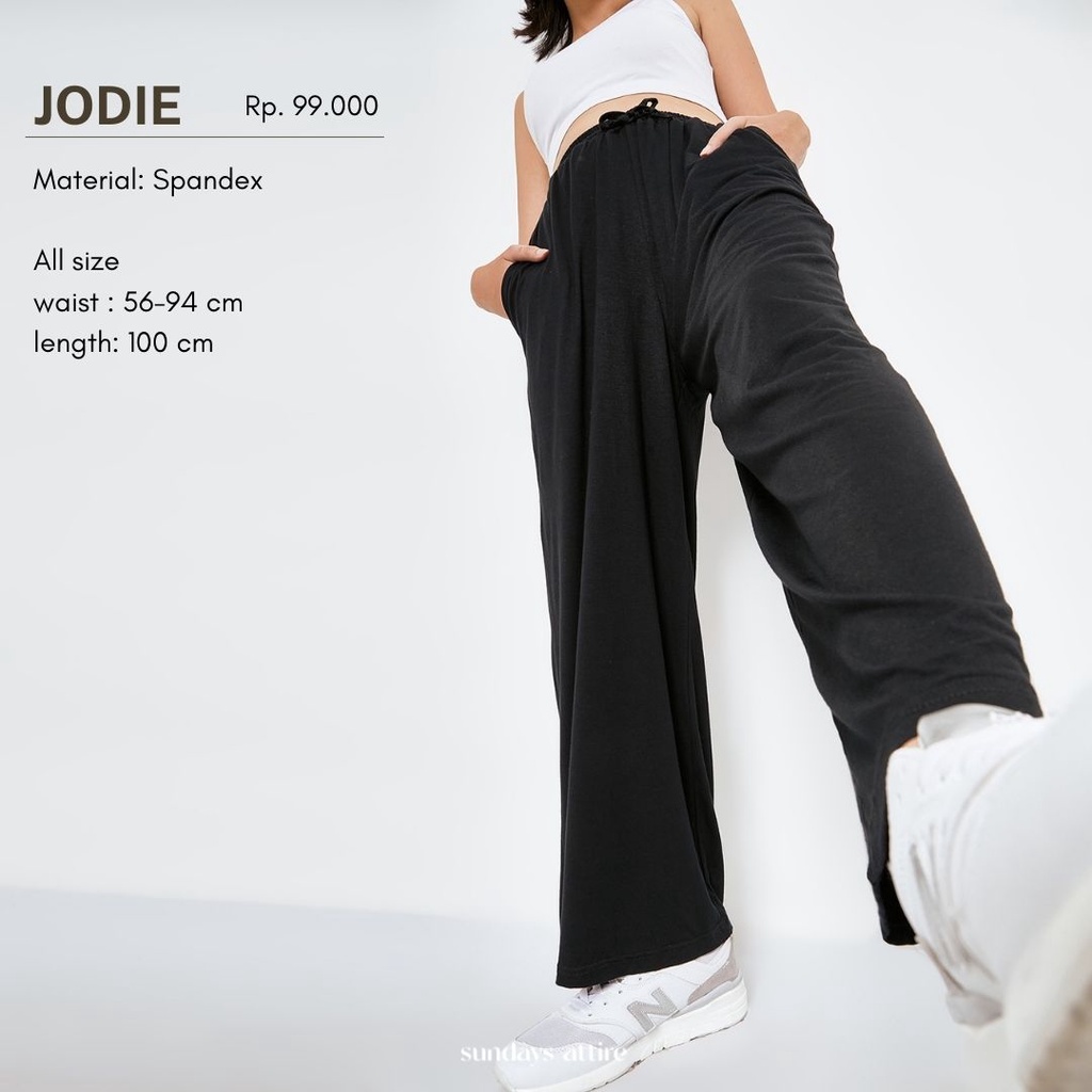 Sundays Attire - JODIE Culotte High Waist / Celana Wanita / Kulot Wanita