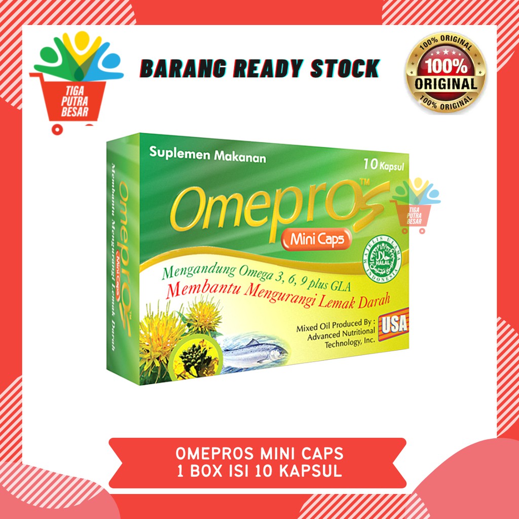 OMEPROS SUPLEMEN KESEHATAN MINI 10 KAPSUL ORIGINAL