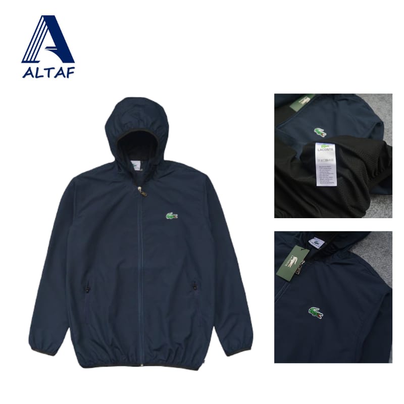 Jaket Lacoste Waterproof-Jaket Pria-Jaket Parasut-jaket olahraga