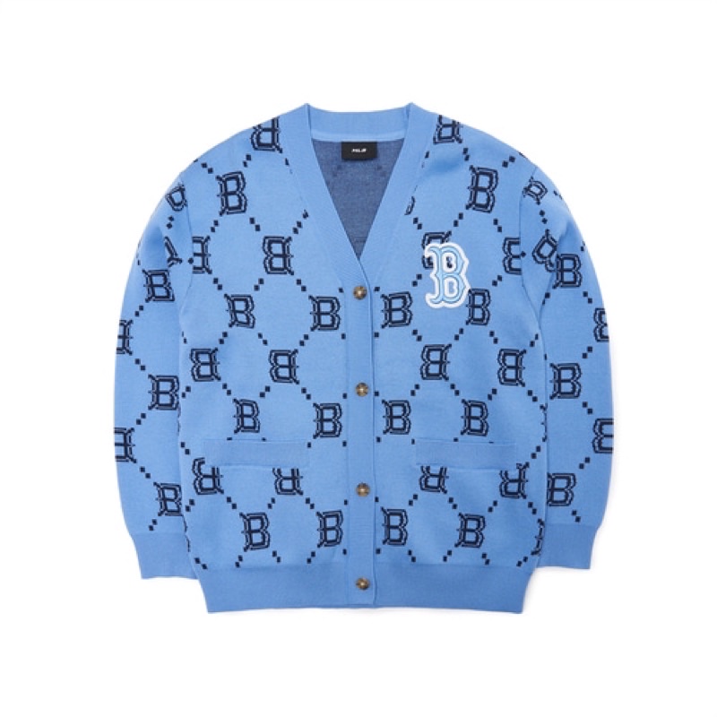 MLB Monogram Boston Redsox Cardigan