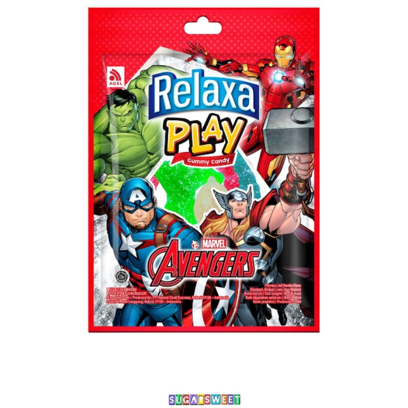 

Relaxa Play Avengers ( Permen Gummy ) - 40 gr