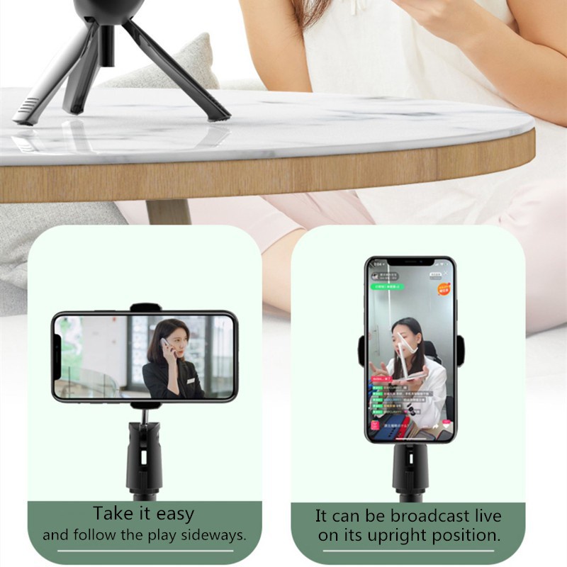 Tripod Handphone Selfie Multifungsi Dapat Berputar 360 Derajat Universal Rotable Desktop Siaran Langsung Dapat Dibesarkan Dan Diturunkan Untuk IPhone Dan Smartp Android