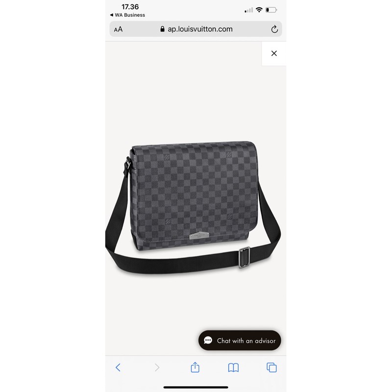 LV bag DISTRICT MM Pria 100 % Origional