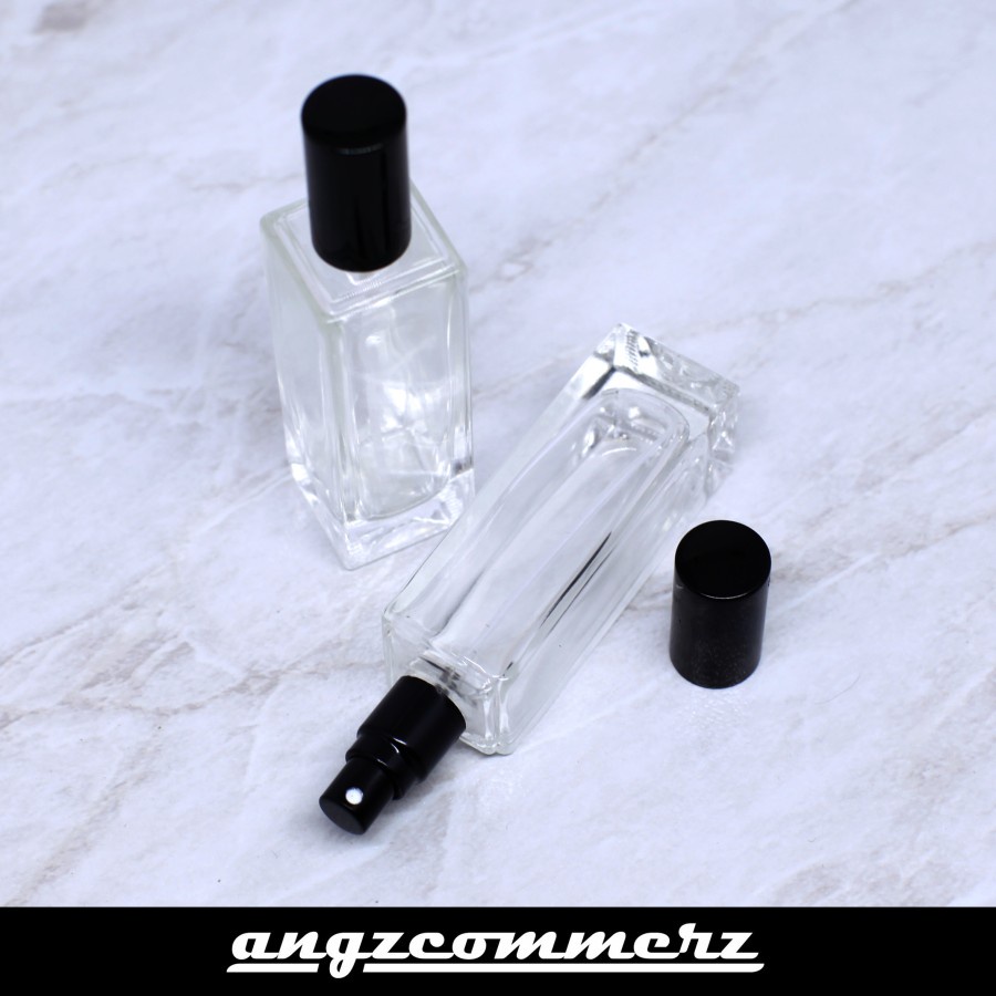 Botol Parfum Kaca Minyak Wangi Kotak Roll On Spray Glass Tebal 1 pcs SMG