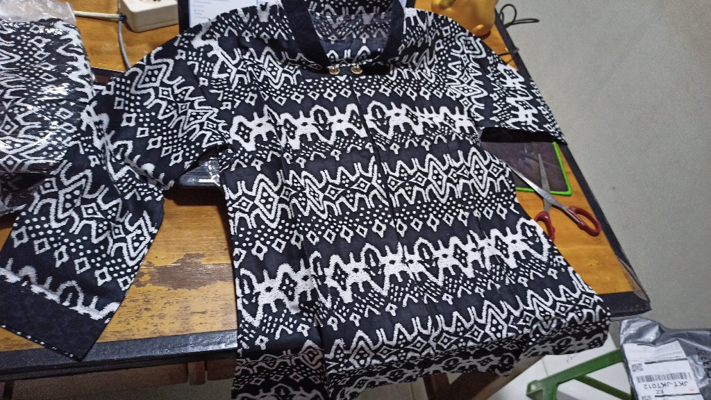 Maura Couple -sania Ruffle Batik Couple Ori Ndoro Jowi Garansi Termurah Ori Dnt