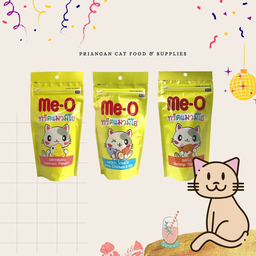 Me-O Dry Snack / Meo Cemilan Kering Untuk Kucing - 50 gr